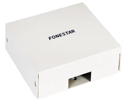 Fonestar WPL-403 Caja de Conexión Eléctrica, Blanco, 123 mm x 130 mm x 50 mm