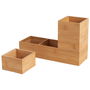 Day Juego de 4 Cajas Almacenar Bambú Apilables 9.5x9.5x6 cm y 9.5x29x6 cm