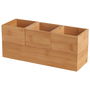 Day Juego de 4 Cajas Almacenar Bambú Apilables 9.5x9.5x6 cm y 9.5x29x6 cm