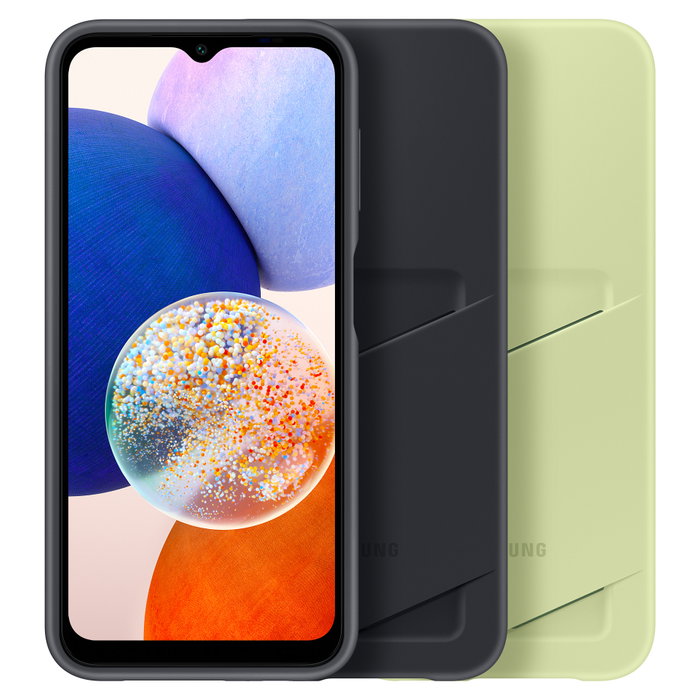 SAMSUNG Funda con ranura para tarjeta Galaxy A14/A14 5G - Negro SAMSUNG Funda con ranura para tarjeta Galaxy A14/A14 5G - Negro