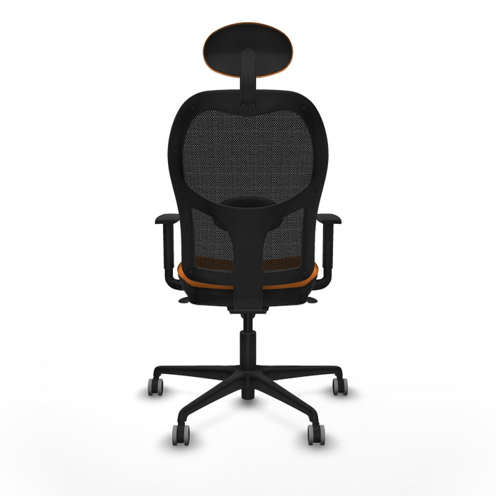 PIQUERAS Y CRESPO Silla de oficina Jorquera Naranja y Negro