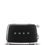 Smeg TSF03BLEU Tostador de 4 Rebanadas Negro