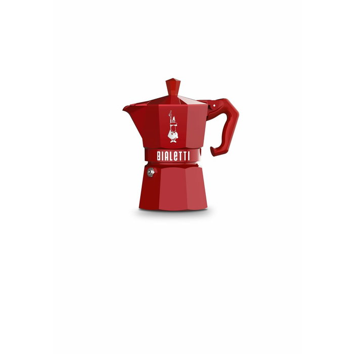 Bialetti Moka Exclusive 3TZ Rojo, 130 ml
