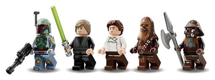 LEGO Star Wars 75396 Pustynna barka i jama sarlacca