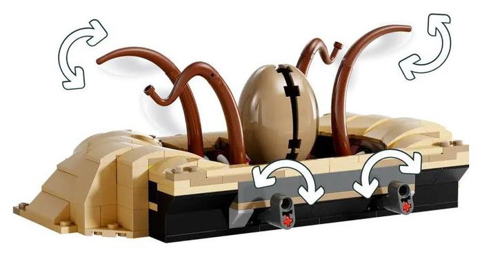 LEGO Star Wars 75396 Pustynna barka i jama sarlacca