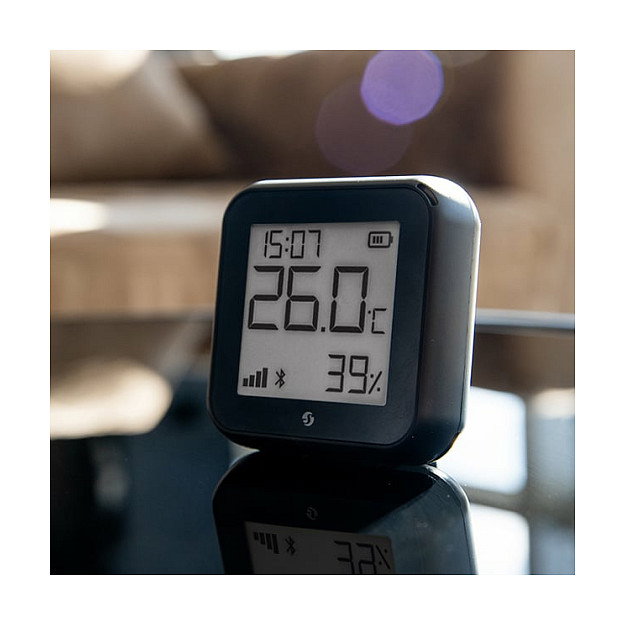 Shelly H&T Gen. 3 Negro Sensor de Temperatura y Humedad WiFi/BT