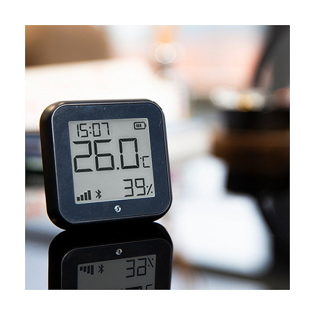 Shelly H&T Gen. 3 Negro Sensor de Temperatura y Humedad WiFi/BT
