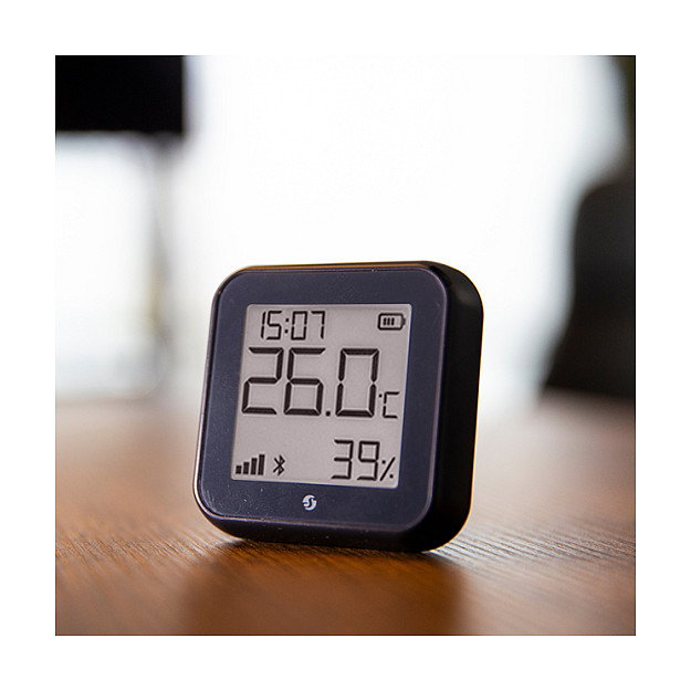 Shelly H&T Gen. 3 Negro Sensor de Temperatura y Humedad WiFi/BT