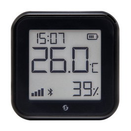 Shelly H&T gen3 Sensor de Humedad y Temperatura WiFi, Negro, 50m