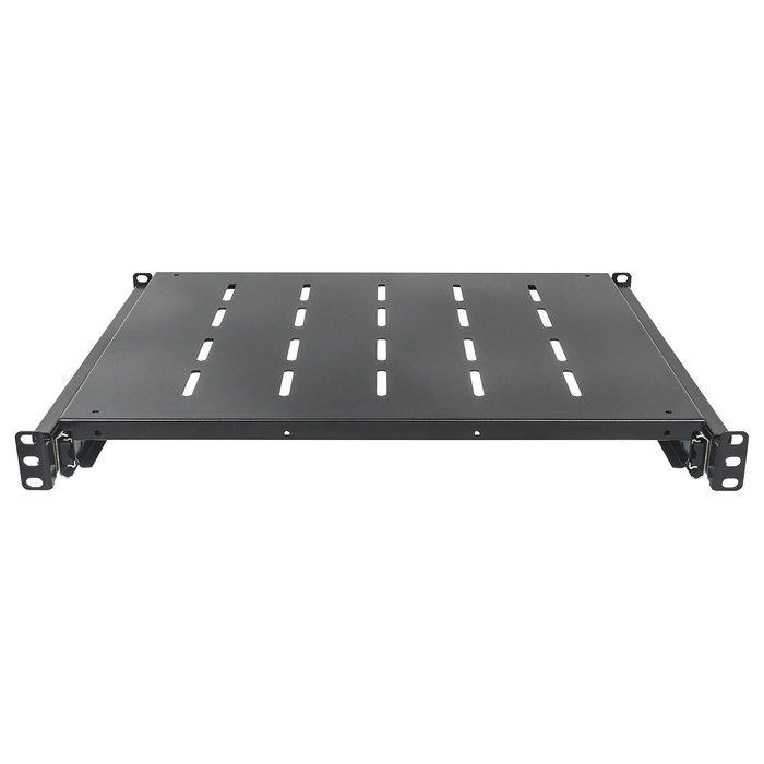 Intellinet Cajón Metálico para Rack 1U, Bandeja Extraíble 483 x 600 mm (19 Pulgadas), Profundidad Máxima 800 mm, Carga 35 kg, Negro - Fachboden 1HE