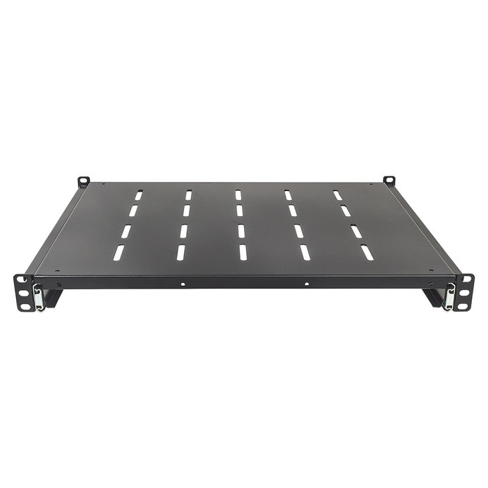 Intellinet Cajón Metálico para Rack 1U, Bandeja Extraíble 483 x 600 mm (19 Pulgadas), Profundidad Máxima 800 mm, Carga 35 kg, Negro - Fachboden 1HE