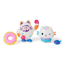 Spin Master Pack 2 Figuras Confection La Casa De Gabby 6074285 Cakey y Bobby con Accesorios para Niños +3 Años