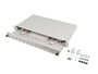 LANBERG FOP1-12SS-LDS Panel de conexión tipo-D Gris