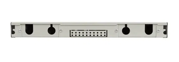 Lanberg FOP1-12SS-LDS Panel de Conexión Tipo-D Fibra Óptica Rack 19" 1U, 12 Puertos SCSX/LCDX, Gris