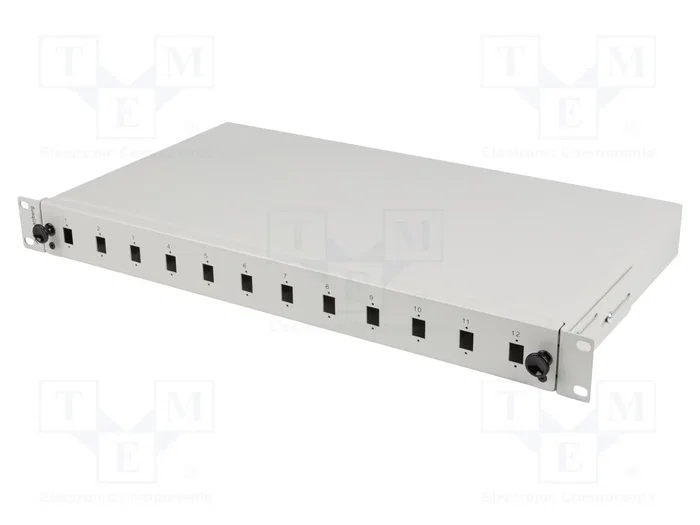 Lanberg FOP1-12SS-LDS Panel de conexión tipo-D con 12 puertos Ethernet LAN Lanberg FOP1-12SS-LDS Panel de conexión tipo-D con 12 puertos Ethernet LAN