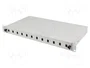 Lanberg FOP1-12SS-LDS Panel de conexión tipo-D con 12 puertos Ethernet LAN