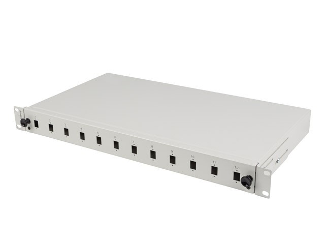 LANBERG FOP1-12SS-LDS Panel de conexión tipo-D Gris LANBERG FOP1-12SS-LDS Panel de conexión tipo-D Gris