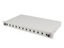 LANBERG FOP1-12SS-LDS Panel de conexión tipo-D Gris