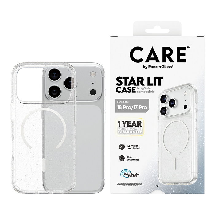 PanzerGlass Star Lit Case m. MagSafe para iPhone 17 Pro