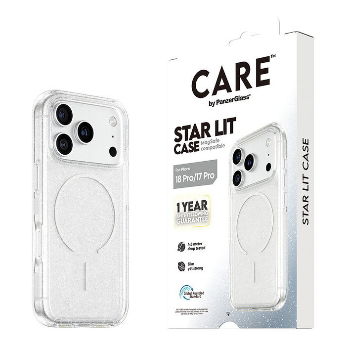 PanzerGlass Star Lit Case m. MagSafe para iPhone 17 Pro