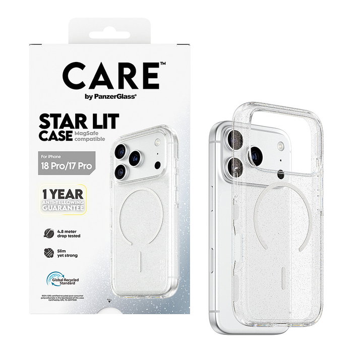 PanzerGlass Star Lit Case m. MagSafe para iPhone 17 Pro