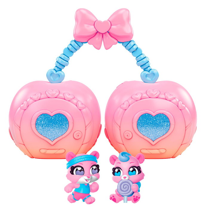 Magic Box Cherry Pets Cherry Houses Hamster Twins Incluye 2 Gemelos Exclusivos 18,9x20,5x6,7 cm
