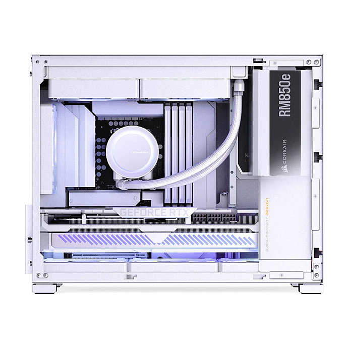 Jonsbo D32 STD Blanco con Cristal Templado