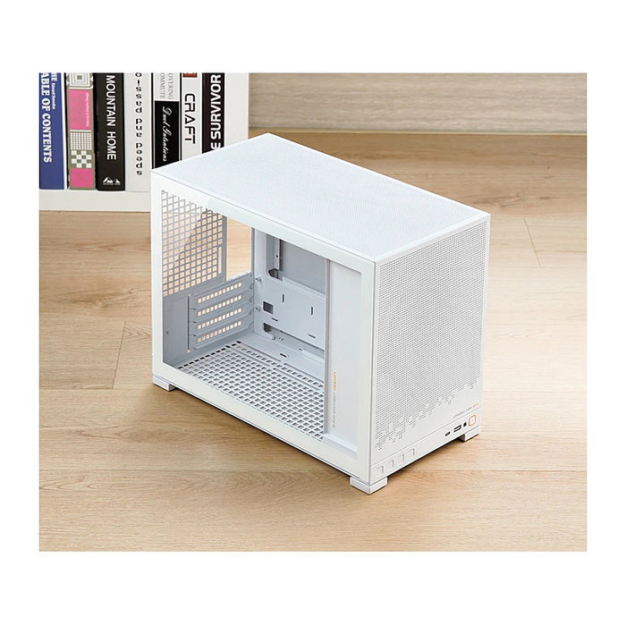 Jonsbo D32 STD Blanco con Cristal Templado