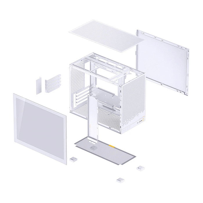 Jonsbo D32 STD Blanco con Cristal Templado