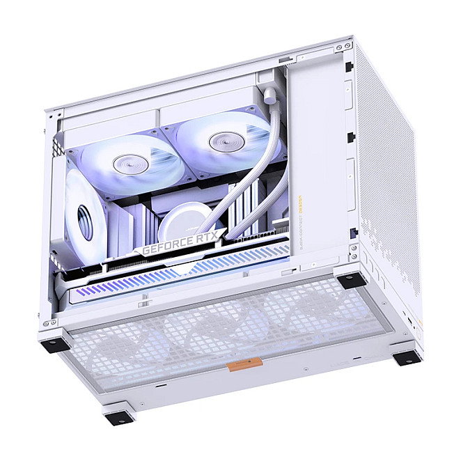 Jonsbo D32 STD Blanco con Cristal Templado