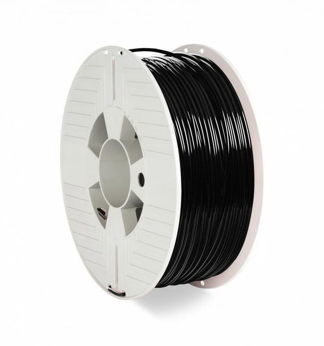 Verbatim Filamento ABS 2.85mm 1kg Negro, Durable y Resistente al Calor para Impresión 3D, Acabado Liso y Brillante Verbatim Filamento ABS 2.85mm 1kg Negro, Durable y Resistente al Calor para Impresión 3D, Acabado Liso y Brillante