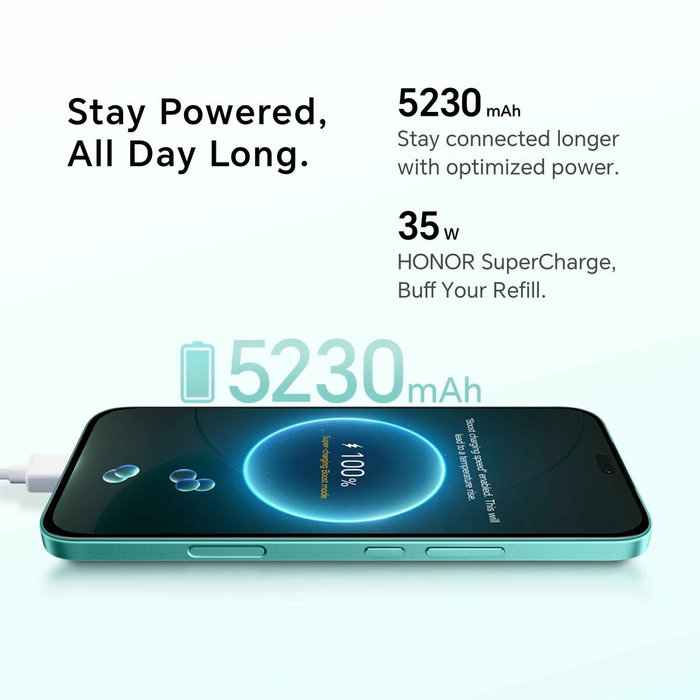 Honor 400 Lite 5G, 8 GB RAM, 256 GB, Gris Velvet Grey
