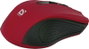 Defender MM-935 Ratón Ergonómico Inalámbrico 2.4GHz Rojo 1600DPI