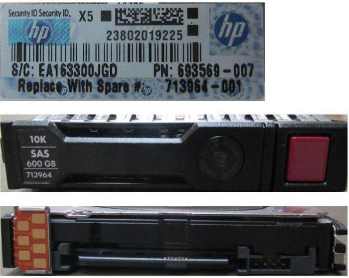 Hewlett Packard Enterprise 600 GB SAS 10000 RPM 2.5" HDD para Servidores y Almacenamiento HPE - Disco Duro Sustituto Compatible