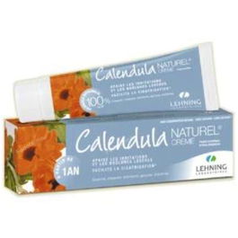 LEHNING Crema Ecológica de Caléndula 50Gr - Alivio y Cicatrización para Cortes, Grietas y Quemaduras Leves
