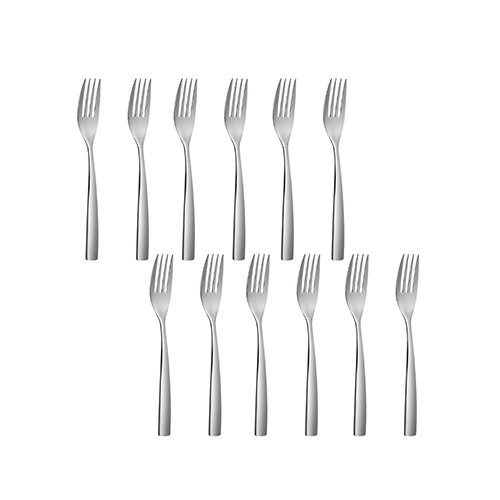 Summa Tenedor Postre Satin Acero Inoxidable 190 mm - Plata (Set de 12) Summa Tenedor Postre Satin Acero Inoxidable 190 mm - Plata (Set de 12)