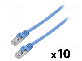 LANBERG Patch cord Cat 6 F/UTP 3m azul