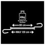Master Lock Twin Wire Bungee 3021EURDAT (Pack de 2)