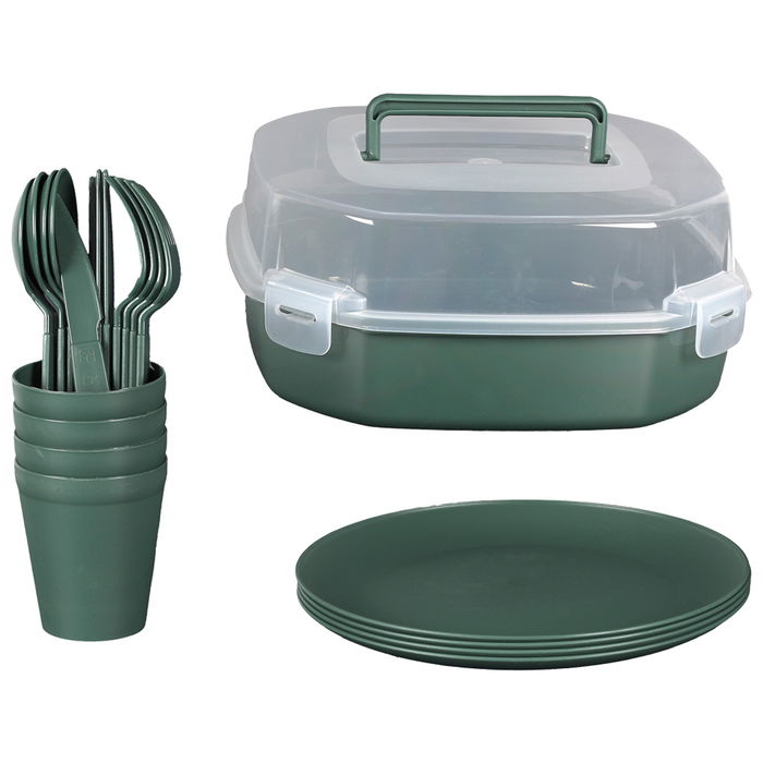 Cook Concept Juego de Picnic para 4 Personas, Polipropileno Cook Concept Juego de Picnic para 4 Personas, Polipropileno