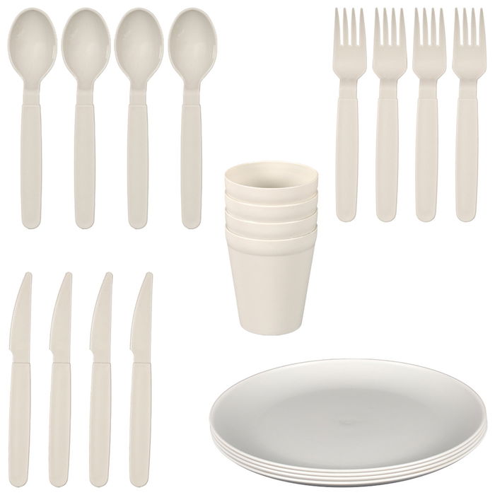 Cook Concept Juego de Picnic para 4 Personas, Polipropileno Cook Concept Juego de Picnic para 4 Personas, Polipropileno