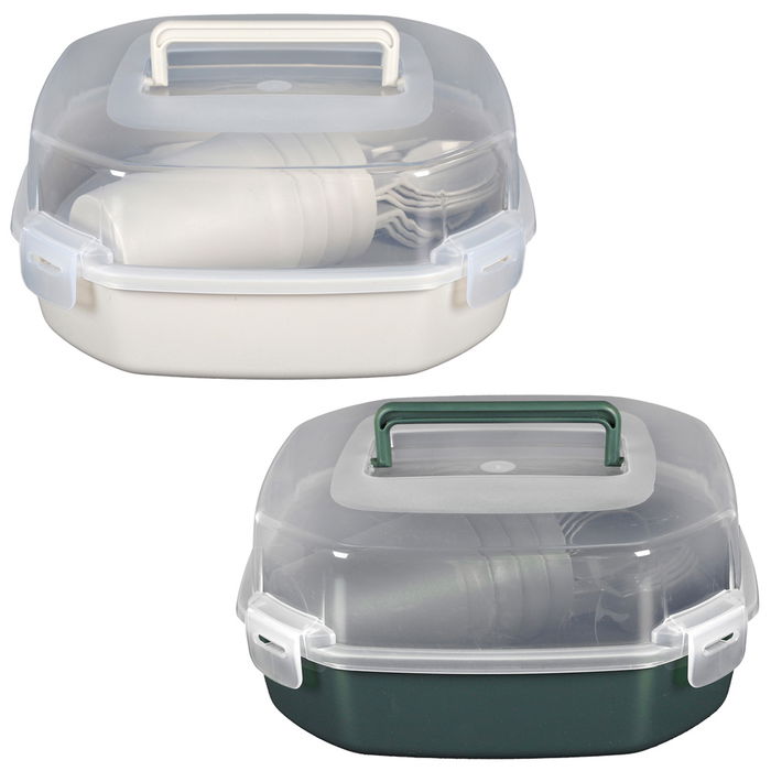 Cook Concept Juego de Picnic para 4 Personas, Polipropileno Cook Concept Juego de Picnic para 4 Personas, Polipropileno