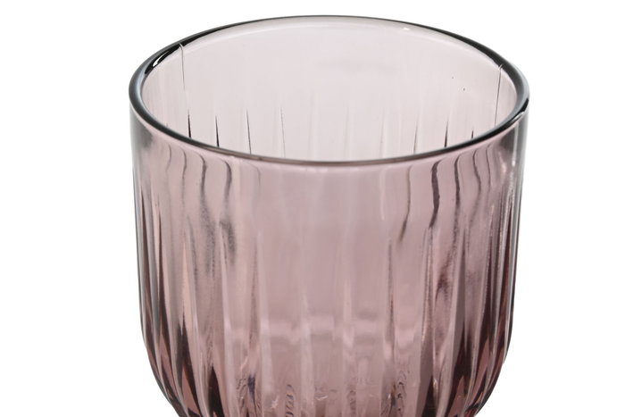 DKD Home Decor Set de 6 Copas Rosa Stripes Garbo 380ml