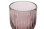 DKD Home Decor Set de 6 Copas Rosa Stripes Garbo 380ml