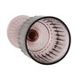 DKD Home Decor Set de 6 Copas Rosa Stripes Garbo 380ml
