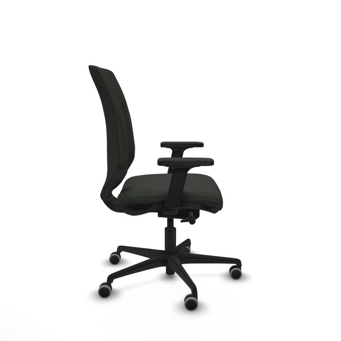 PIQUERAS Y CRESPO Silla Ossa tapizada traslack bali negro con brazos 2D PIQUERAS Y CRESPO Silla Ossa tapizada traslack bali negro con brazos 2D