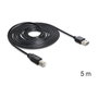DeLOCK Cable USB 2.0 Tipo-A a Tipo-B 5 m Negro 85553