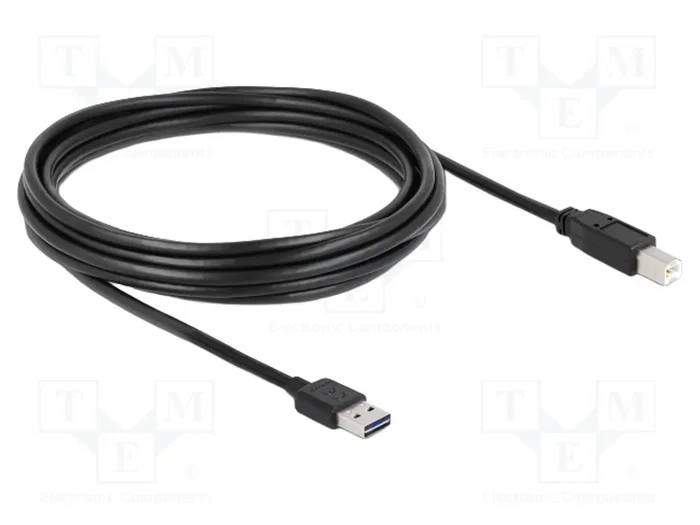 DeLOCK Cable USB 2.0 Tipo-A a Tipo-B 5 m Negro 85553 DeLOCK Cable USB 2.0 Tipo-A a Tipo-B 5 m Negro 85553
