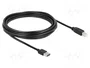 DeLOCK Cable USB 2.0 Tipo-A a Tipo-B 5 m Negro 85553