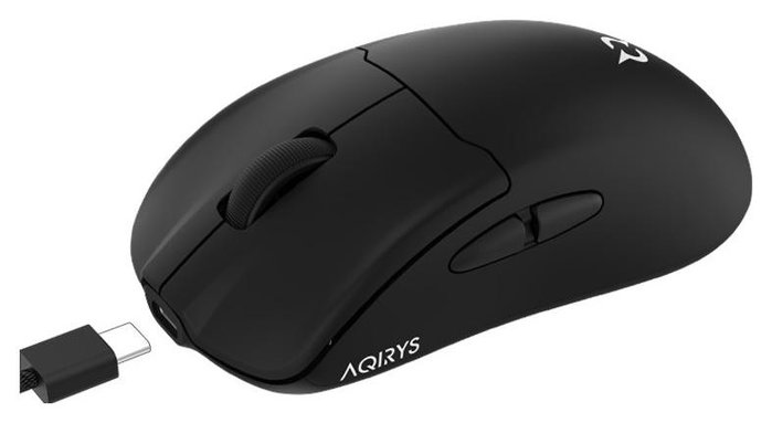 Aqirys M32 Myszka gamingowa bezprzewodowa 12000 dpi optyczna czarna