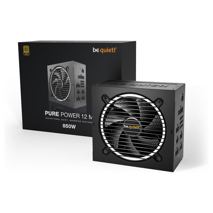 Be Quiet! PURE POWER 12 M 850W 80 PLUS Gold Fuente de Alimentación para PC ATX 3.1 Modular